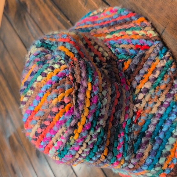 Lele Sadoughi Sweater Knit Bucket Hat Desert Rainbow - Picture 4 of 6